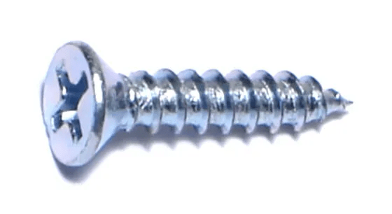 7 x 3/4 Phillips Flat Wood Screws