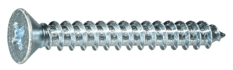 10 x 1-1/2 Phillips Flat Sheet Metal Screws