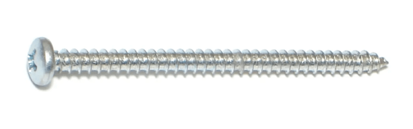 8 x 2-1/2 Phillips Pan Sheet Metal Screws