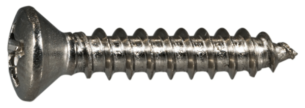 6 x 3/4 Phillips Oval Sheet Metal Screws
