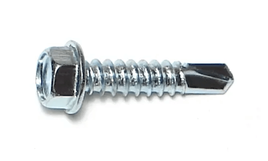 12 x 1 Hex Washer Self-Drilling Sheet Metal Screws