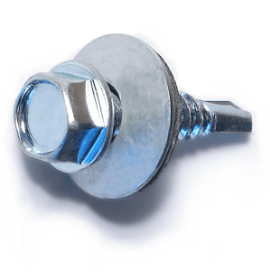 12 x 1 Hex Bonded Self-Drilling Screws