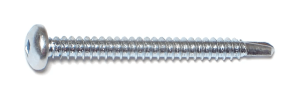 10 x 2 Square Drive Pan Self-Drilling Screws