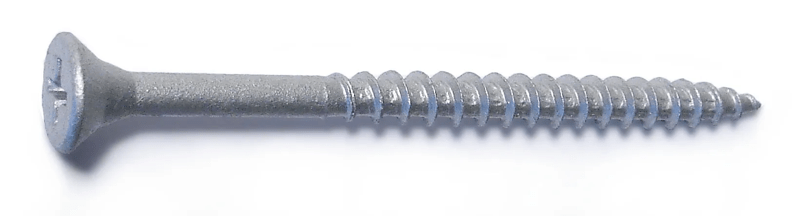 8 x 2-1/2 Phillips Silver Deck Screws