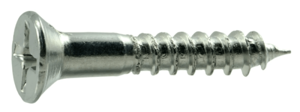 8 x 1 Phillips Flat Wood Screws