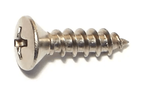 10 x 3/4 Phillips Oval Sheet Metal Screws