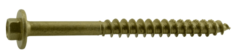 3/8 x 3-5/8 SaberDrive Platinum Hex Head Lag Screws