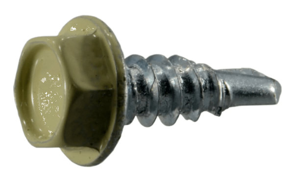 8 x 1/2 Hex Gutter Screws Beige