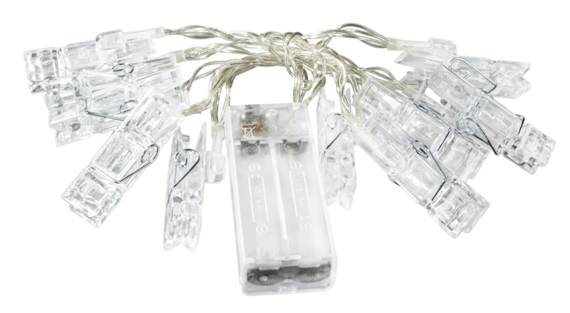 Lighted HangMaster 10 Clip Photo String
