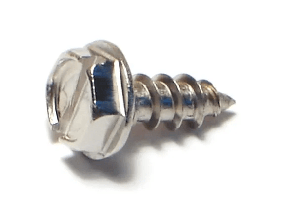 10 x 1/2 Slotted Hex Sheet Metal Screws