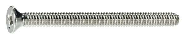 8-32 x 2 Phillips Flat Machine Screws