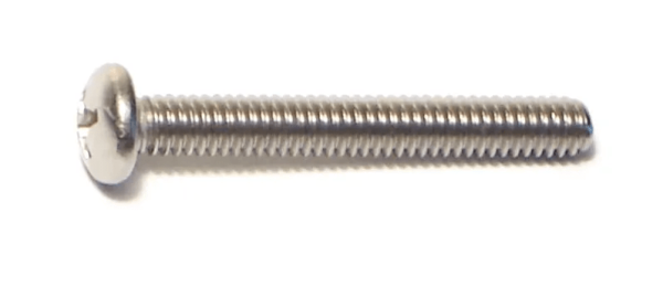 8-32 x 1-1/4 Phillips Pan Machine Screws