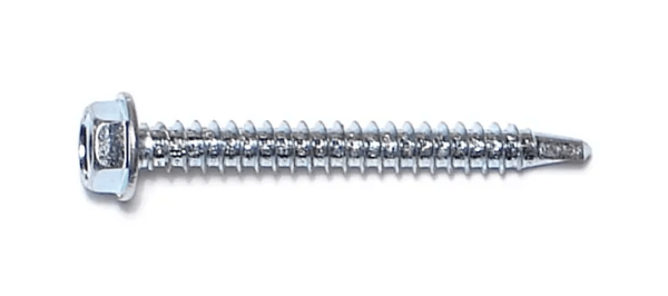 8 x 1-1/2 Hex Washer Self-Drilling Screws