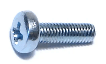 3 mm-0.50 x 10 mm Phillips Pan Machine Screws