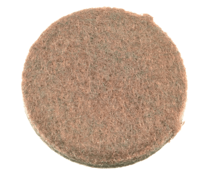 1" Round Adhesive Pad - Brown