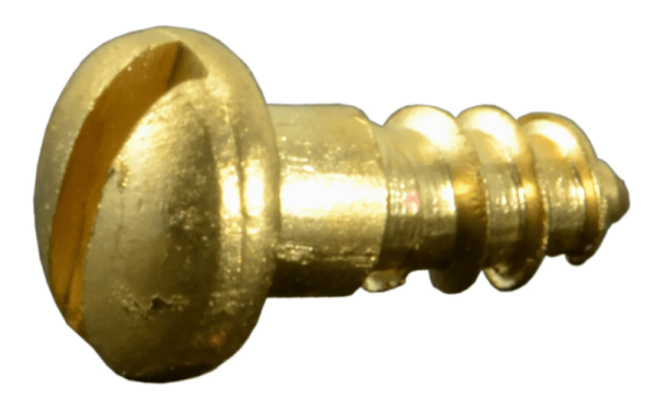 3 x 1/4 Slotted Round Wood Screws