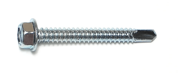14 x 2 Hex Washer Self-Drilling Screws