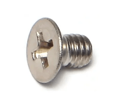 4mm-0.70 x 6mm Metric Phillips Flat Machine Screws