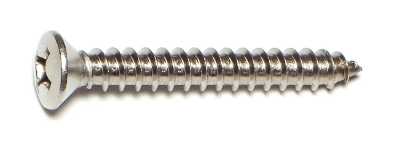 14 x 2 Phillips Oval Sheet Metal Screws