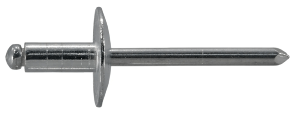 3/16 x1/16 x1/4 WF Pop Rivet Aluminum