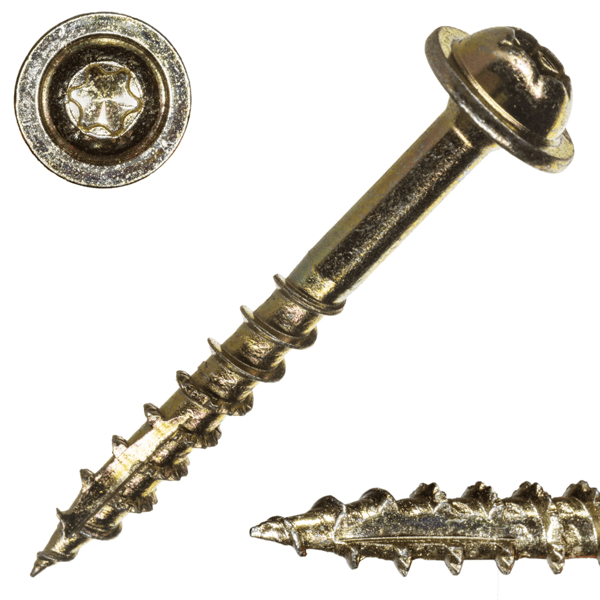 9 x 1-1/2 SaberDrive Cabinet Screws