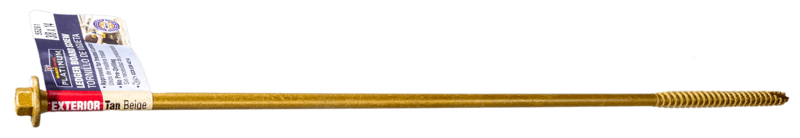 3/8 x 14 Tan Ledger Board Screws Flagged
