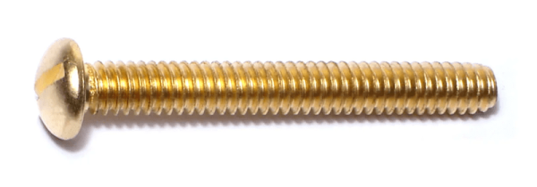 1/4-20 x 2 Slotted Round Machine Screws