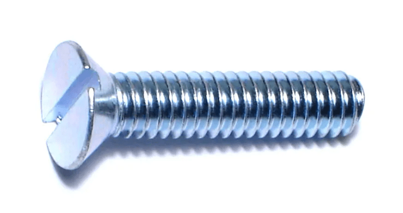 12-24 x 1 Slotted Flat Machine Screws