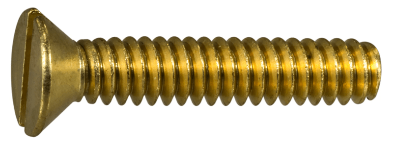 10-24 x 1 Slotted Flat Machine Screws