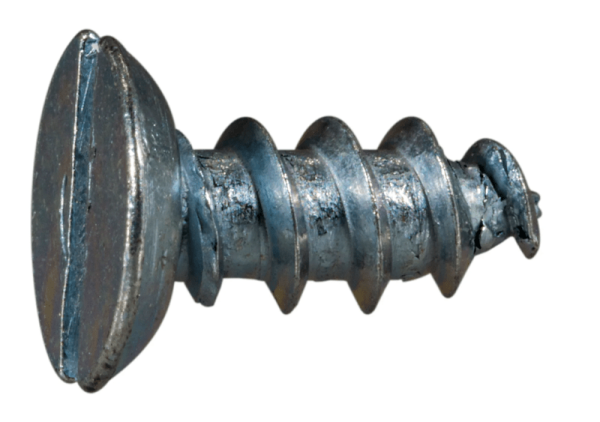 10 x 1/2 Slotted Flat Sheet Metal Screws