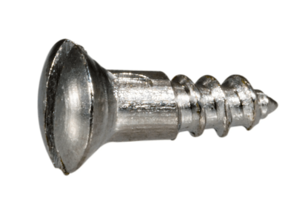 4 x 3/8 Slotted Oval Wood Screws