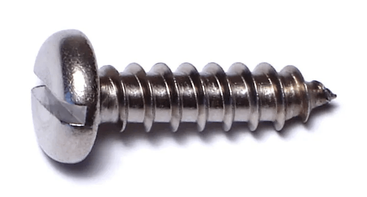 14 x 1 Slotted Pan Sheet Metal Screws