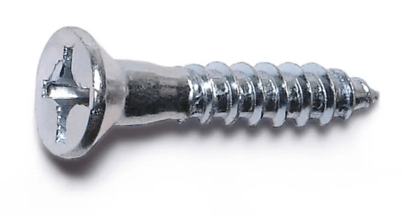 12 x 1-1/4 Phillips Flat Wood Screws