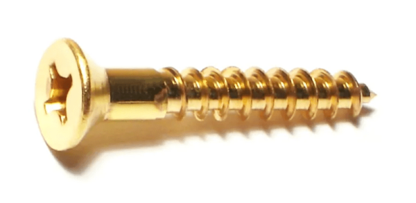 10 x 1-1/4 Phillips Flat Wood Screws