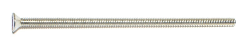 8-32 x 4 Slotted Flat Machine Screws