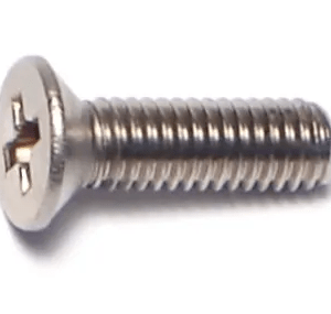 3mm-0.50 x 10mm Metric Phillips Flat Machine Screws
