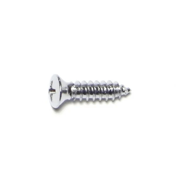 10 x 3/4 Phillips Oval (Jackson) Head Sheet Metal Screws