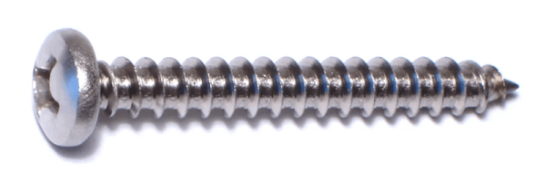 12 x 1-3/4 Phillips Pan Sheet Metal Screws