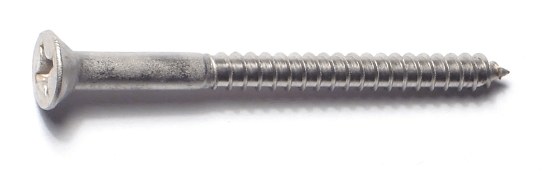 10 x 2-1/2 Phillips Flat Wood Screws