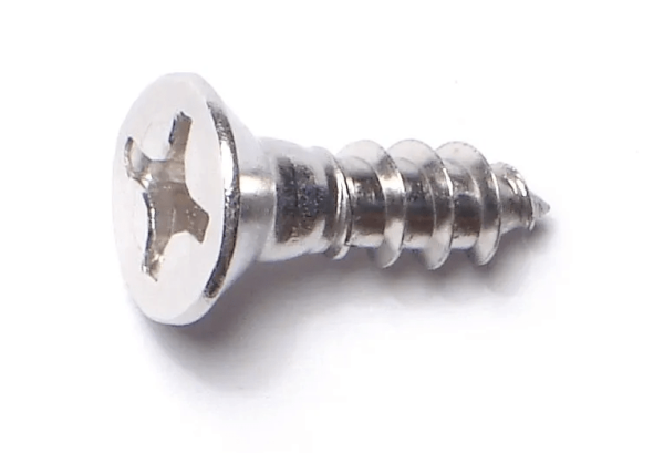 12 x 3/4 Phillips Flat Wood Screws