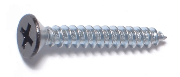 9 x 1-1/4 Phillips Flat Hinge Screws