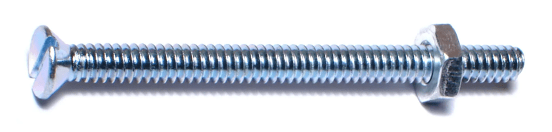 3/16-24 x 2-1/2 Slotted Flat Stove Bolt