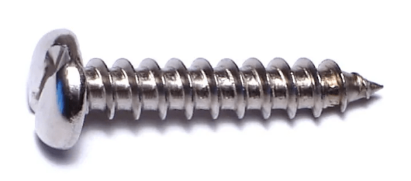 10 x 1 Slotted Pan Sheet Metal Screws