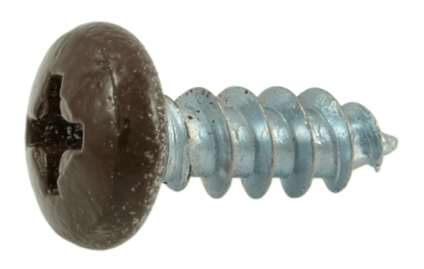 10 x 1/2 Brown Phillips Pan Sheet Metal Screws