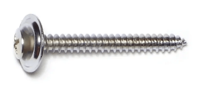 8 x 1-1/2 Phillips Oval Trim Screws