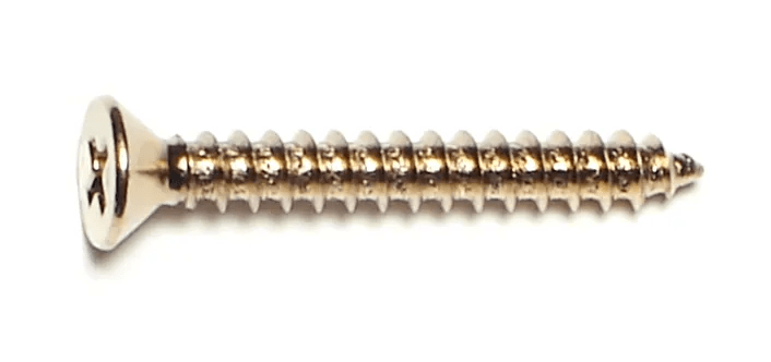 8 x 1-1/4 Phillips Flat Sheet Metal Screws