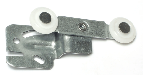 1/4 Offset Double Wheel Hangers Plastic