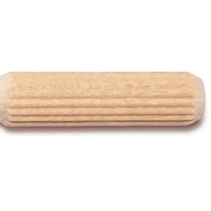 3/8 x 1-1/2 Birch Fluted Dowels