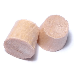 1/4 Birch Flat Head Plugs
