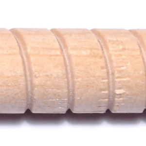 1/2 x 1-1/2 Spiral Birch Dowel